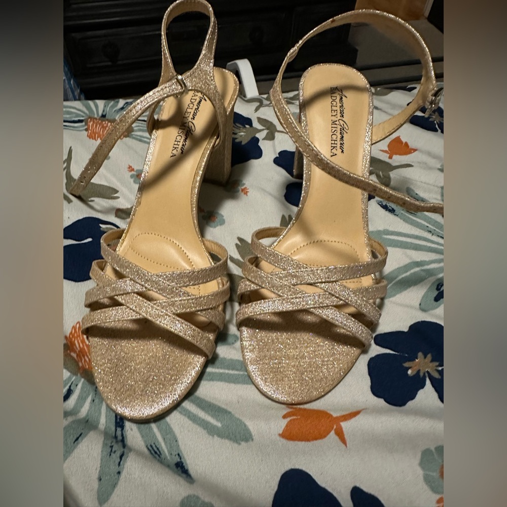 Rose gold heels